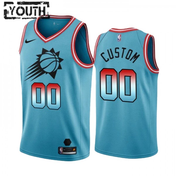 Phoenix Suns Trikot Benutzerdefinierte Nike 2022-23 City Edition Blau Swingman - Kinder Phoenix Suns Trikot Benutzerdefinierte Nike 2022-23 City Edition Blau Swingman - Kinder